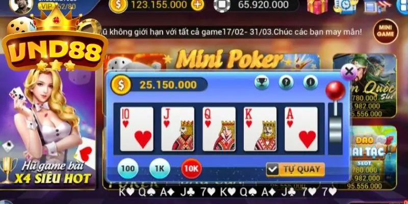 Những tính năng đặc biệt trong mini game Poker anh em cần nắm rõ 