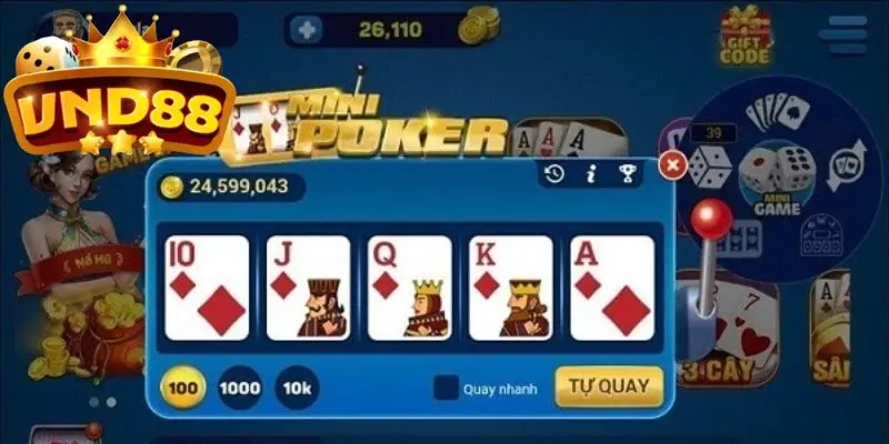 Phổ biến cách chơi mini game Poker cho anh em nào chưa biết 