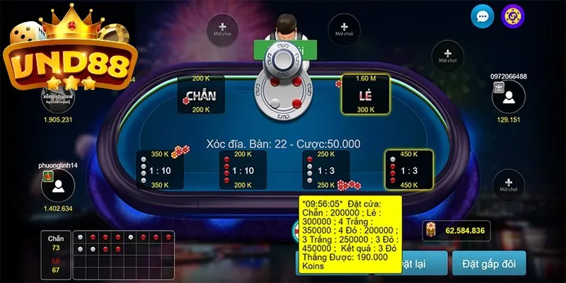 Xóc đĩa là Game đổi thưởng uy tín VND88 được yêu thích hiện nay