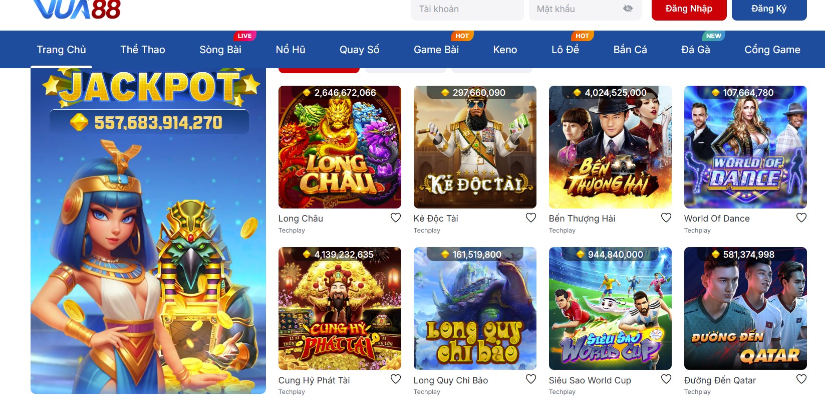 Game vua88 dễ chơi dễ trúng thưởng